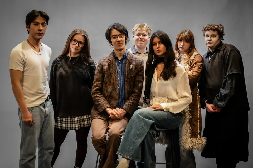 The Super Seven press still